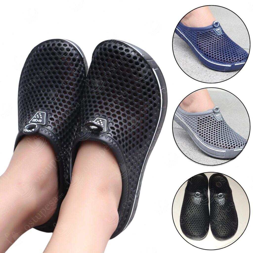 Meeste sandaalid, õhku läbilaskvad