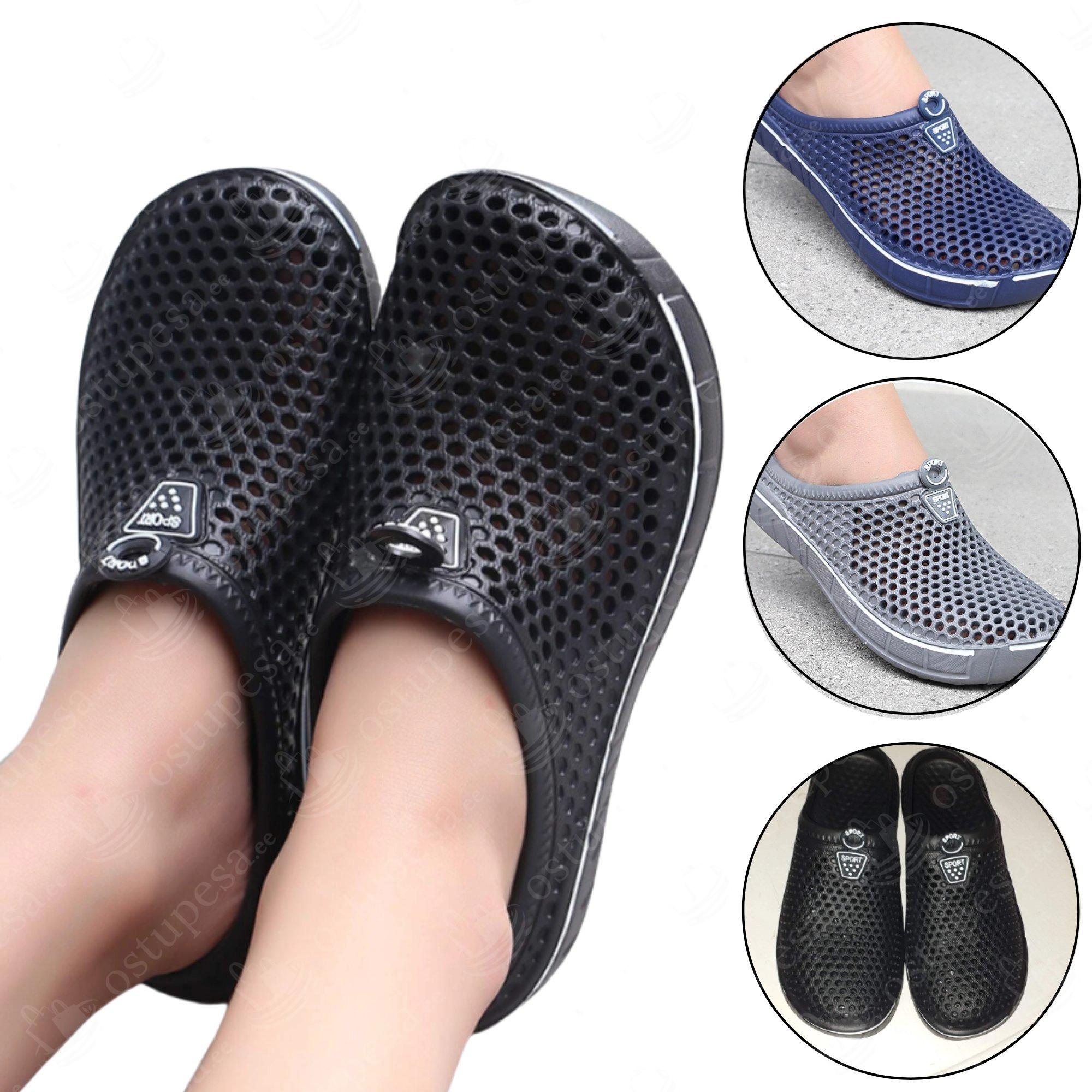 Meeste sandaalid, õhku läbilaskvad