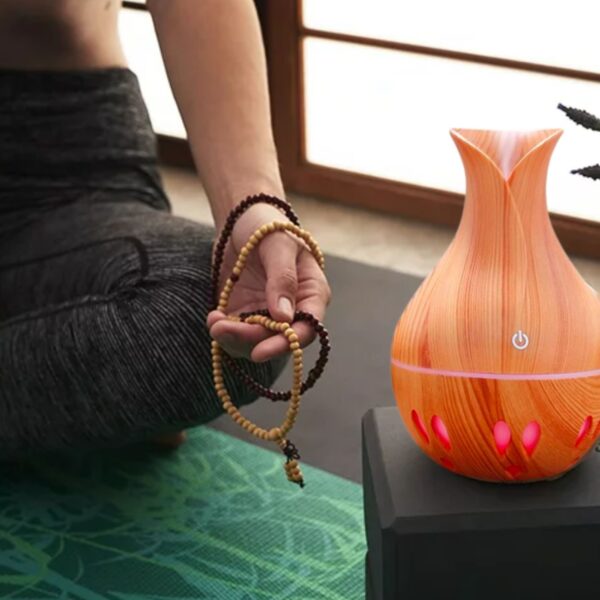 Õhuniisutaja, värvimuutev, puiduimitatsiooniga