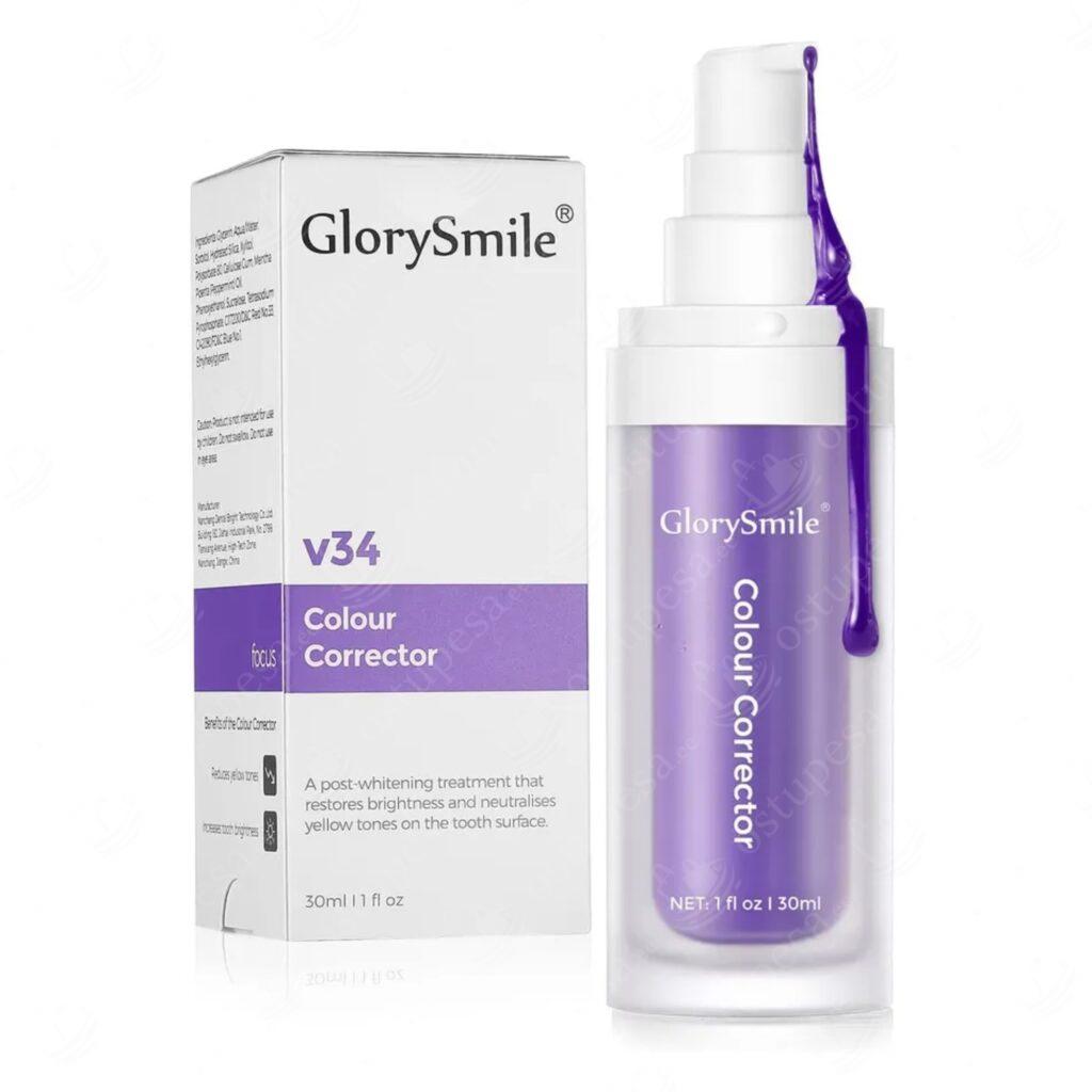 Valgendav hambapasta, lilla, 30 ml, GlorySmile