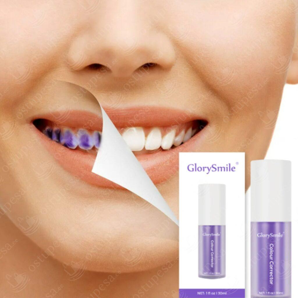 Valgendav hambapasta, lilla, 30 ml, GlorySmile