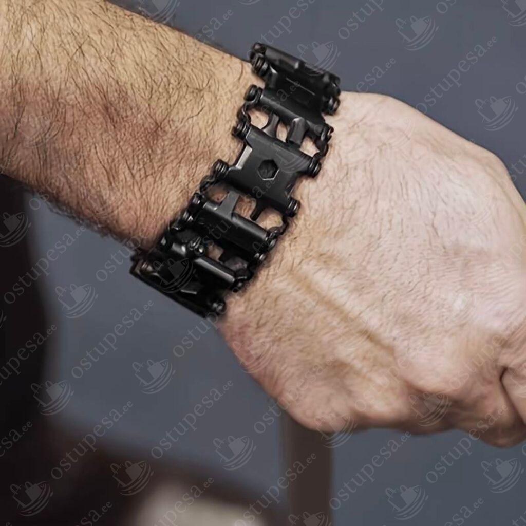 Meeste käevõru, multifunktsionaalne, roostevaba terasest