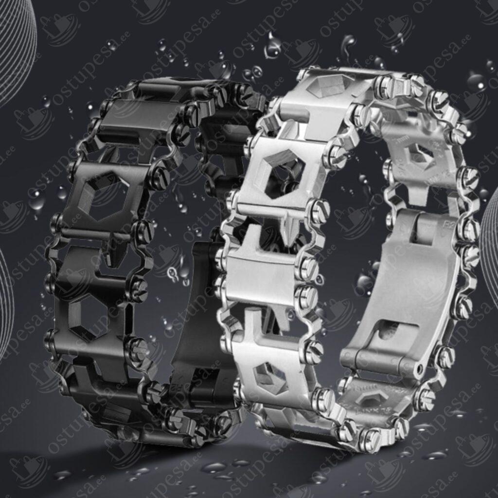 Meeste käevõru, multifunktsionaalne, roostevaba terasest