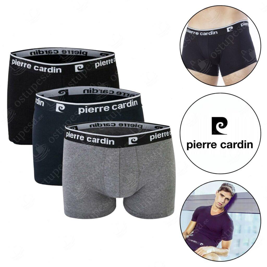 Meeste bokserid, Pierre Cardin, 3 erinevat paari pakis