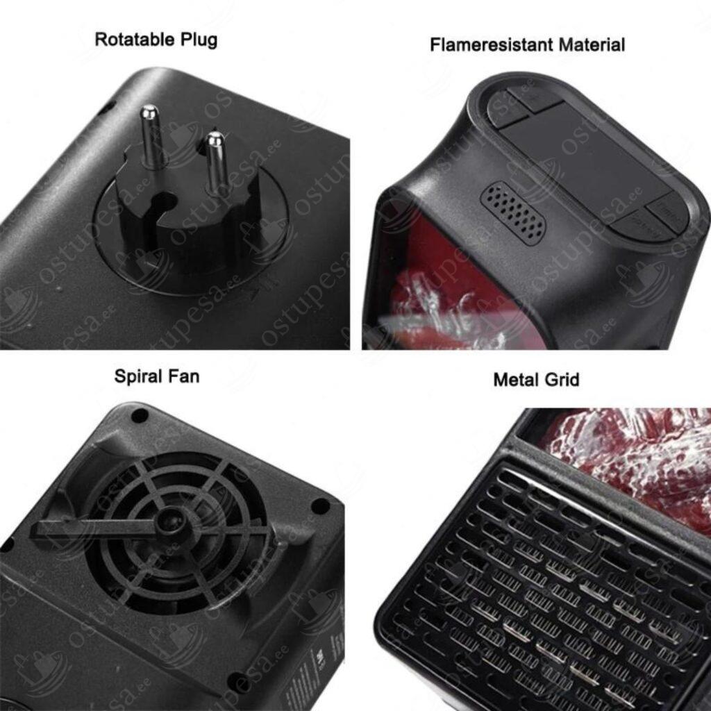 Mini-küttekeha pistikupesasse