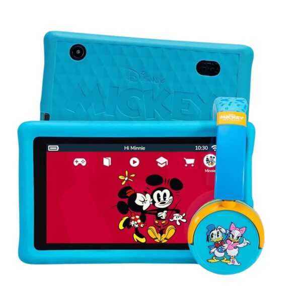 Laste tahvelarvuti + kõrvaklapid, Disney Mickey & Friends