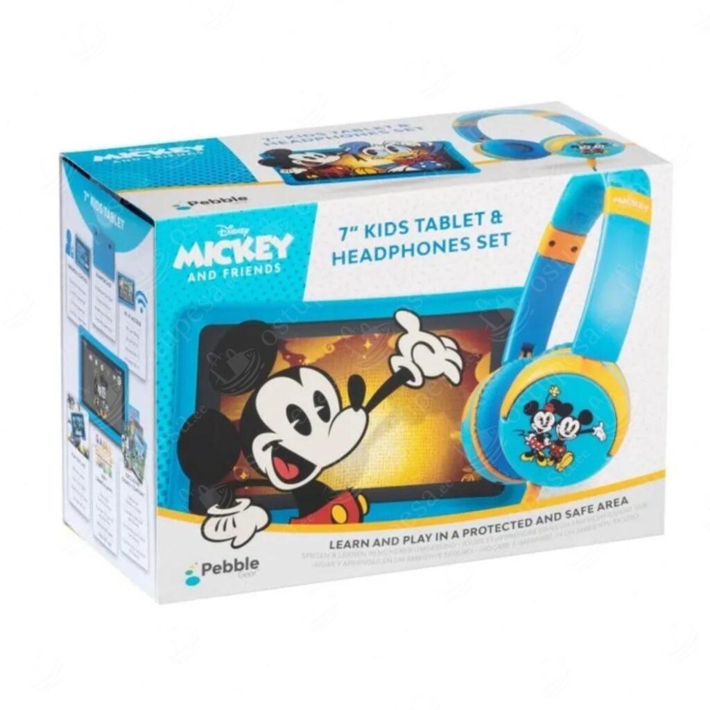 Laste tahvelarvuti + kõrvaklapid, Disney Mickey & Friends