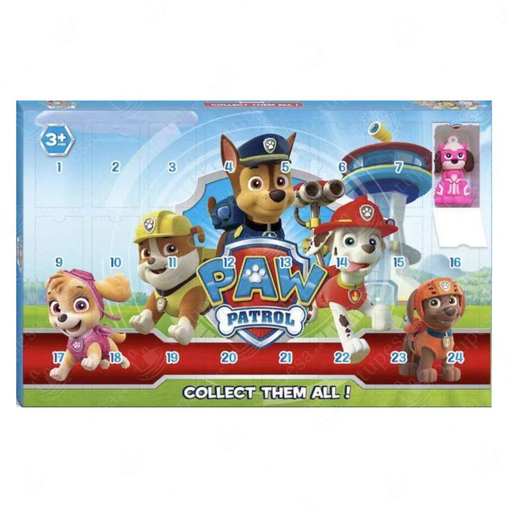 Käpapatrulli figuuridega advendikalender